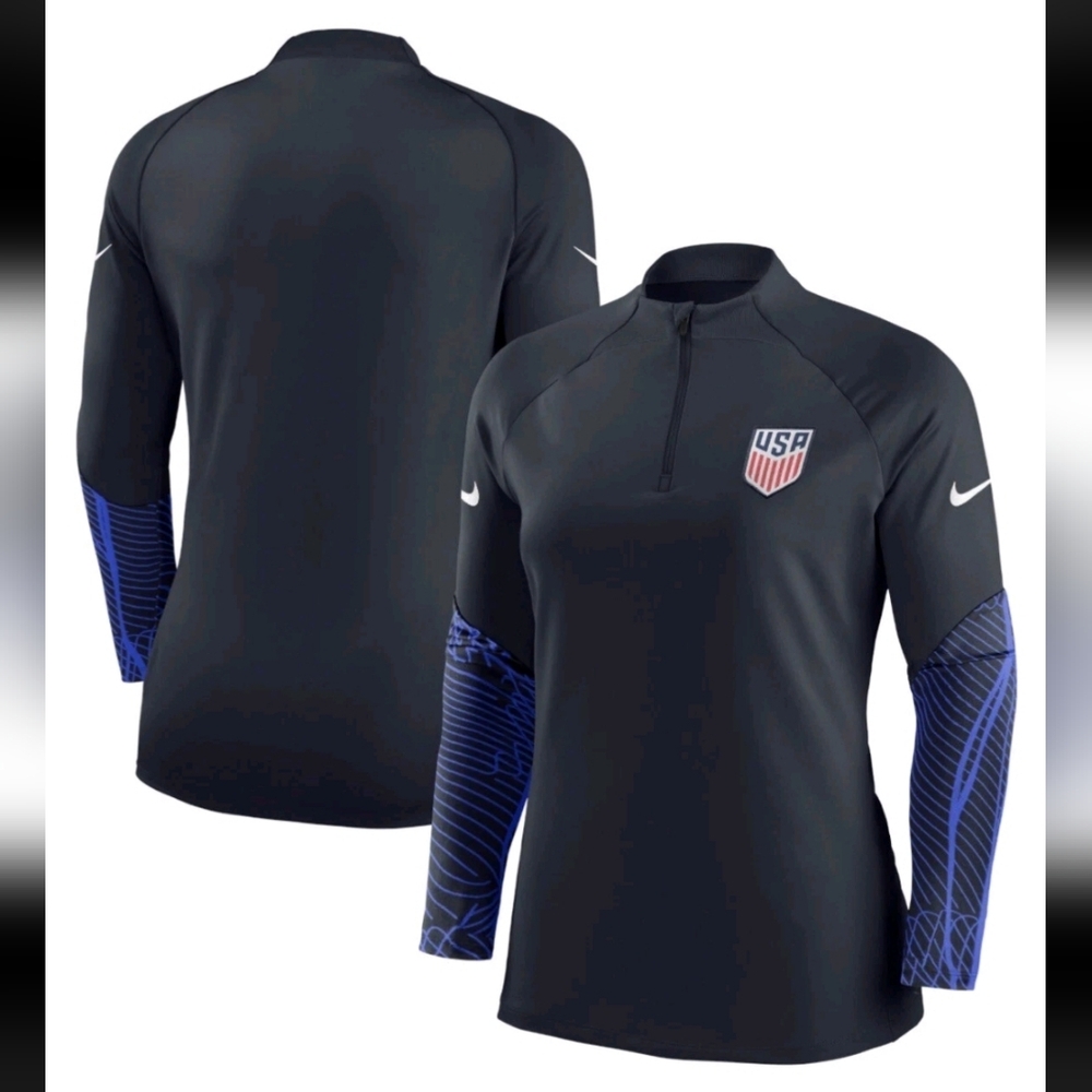 Rare USA Team Nike Slim Fit Quarter Zip Long Sleeve Unisex New NWOT